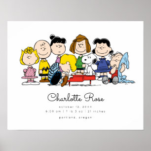 Jordnötter Peanuts Gang Poster
