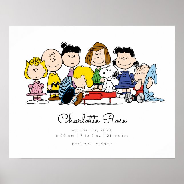 Jordnötter | Peanuts Gang Poster (Framsidan)