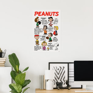 Jordnötter Peanuts Gang Poster