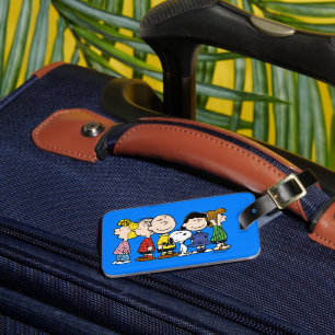 Jordnötter Peanuts Gang tillsammans Bagagebricka