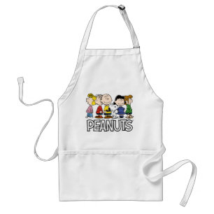 Jordnötter   Peanuts Gang tillsammans Förkläde
