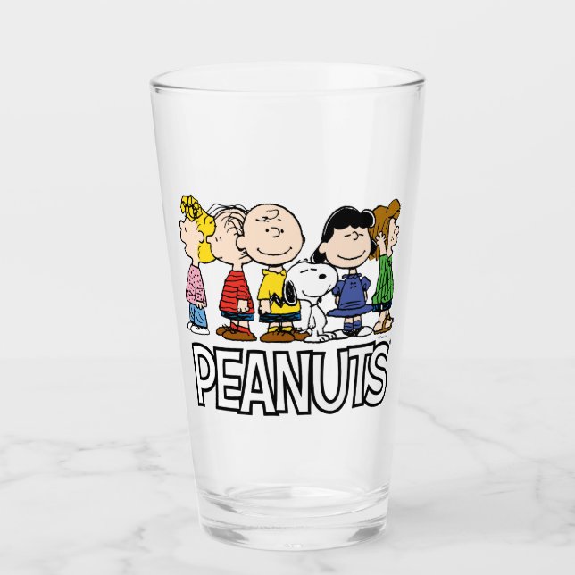 Jordnötter | Peanuts Gang tillsammans Glaskopp (Framsida)