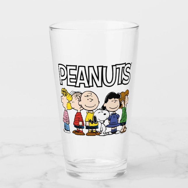 Jordnötter | Peanuts Gang tillsammans Glaskopp (Framsida)