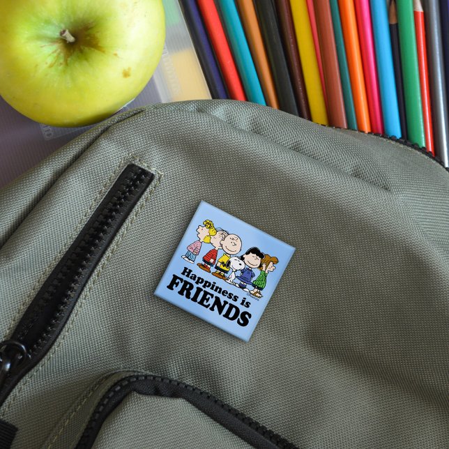 Jordnötter | Peanuts Gang tillsammans Knapp (Skapare uppladdad)