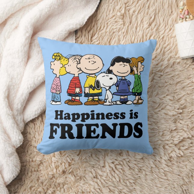Jordnötter | Peanuts Gang tillsammans Kudde (Filt)