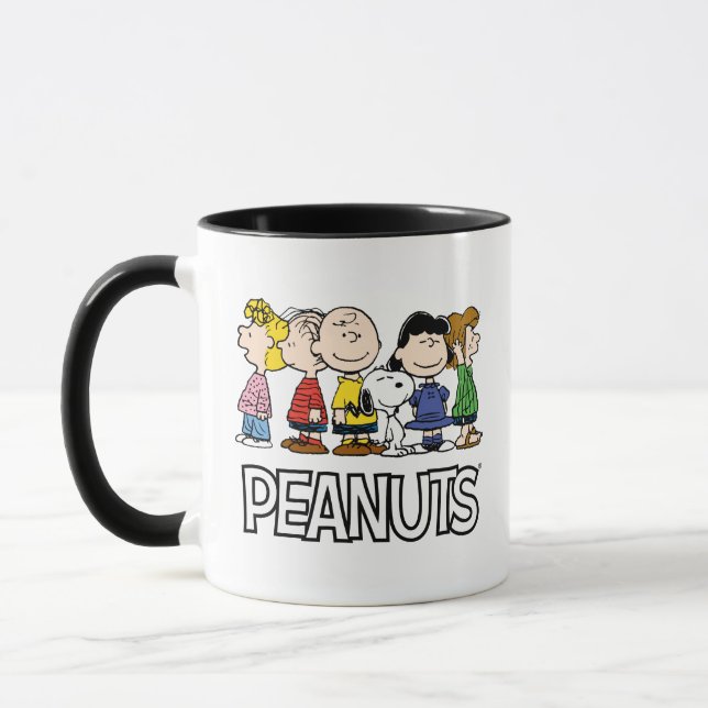 Jordnötter | Peanuts Gang tillsammans Mugg (Vänster)