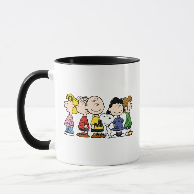 Jordnötter | Peanuts Gang tillsammans Mugg (Vänster)