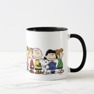 Jordnötter Peanuts Gang tillsammans Mugg