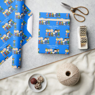 Jordnötter Peanuts Gang tillsammans Presentpapper
