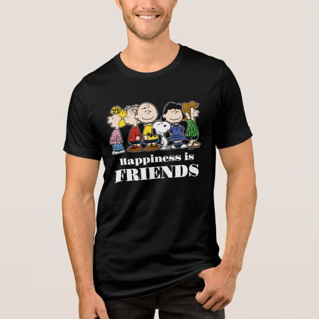 Jordnötter | Peanuts Gang tillsammans T Shirt (Framsida)