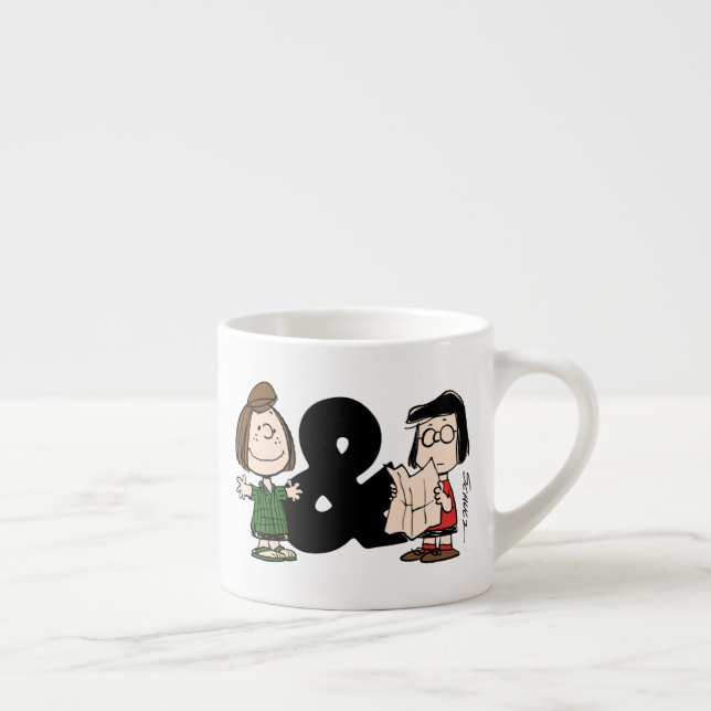 Jordnötter | Peppermint Patty & Marcie Espressomugg (Höger)