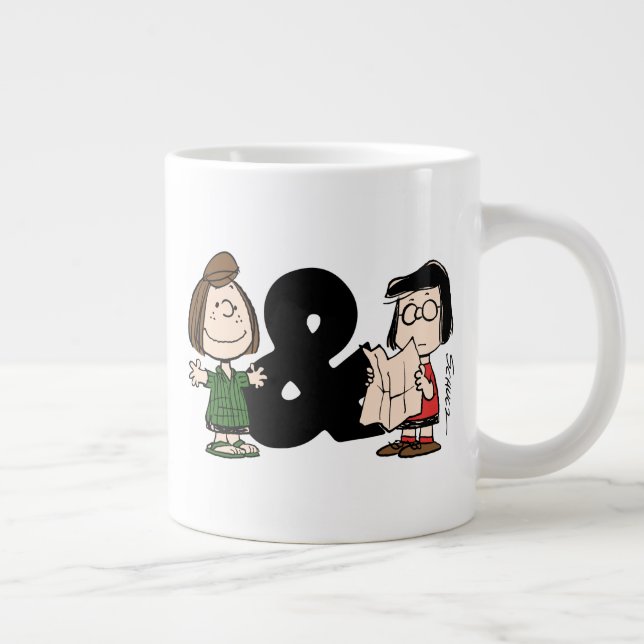 Jordnötter | Peppermint Patty & Marcie Jumbo Mugg (Höger)