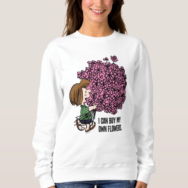 Jordnötter | Peppermint Patty Rosa Bouquet T Shirt (Framsida)