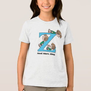Jordnötter Peppermint Patty Sömnig Z T Shirt