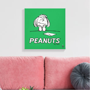 Jordnötter Peppermint Patty Thoughts Canvastryck
