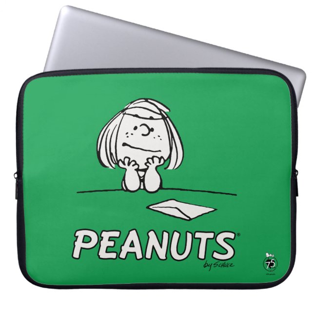 Jordnötter | Peppermint Patty Thoughts Laptop Fodral (Framsidan)