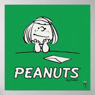 Jordnötter Peppermint Patty Thoughts Poster