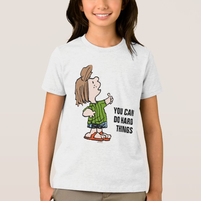 Jordnötter | Peppermint Patty Thumbs Up T Shirt (Framsida)