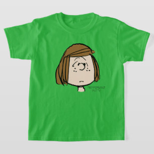 Jordnötter   Peppermynt Patty Confused Ansikte T Shirt
