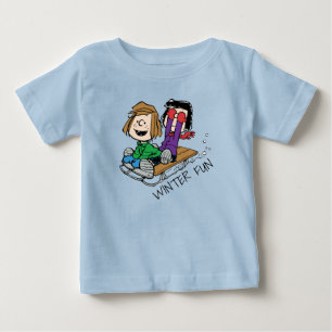Jordnötter Peppermynt Patty & Marcie Sled Riding T Shirt