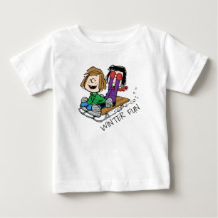 Jordnötter Peppermynt Patty & Marcie Sled Riding T Shirt