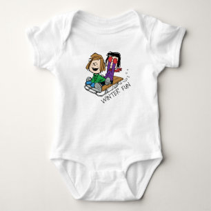 Jordnötter   Peppermynt Patty & Marcie Sled Riding T Shirt