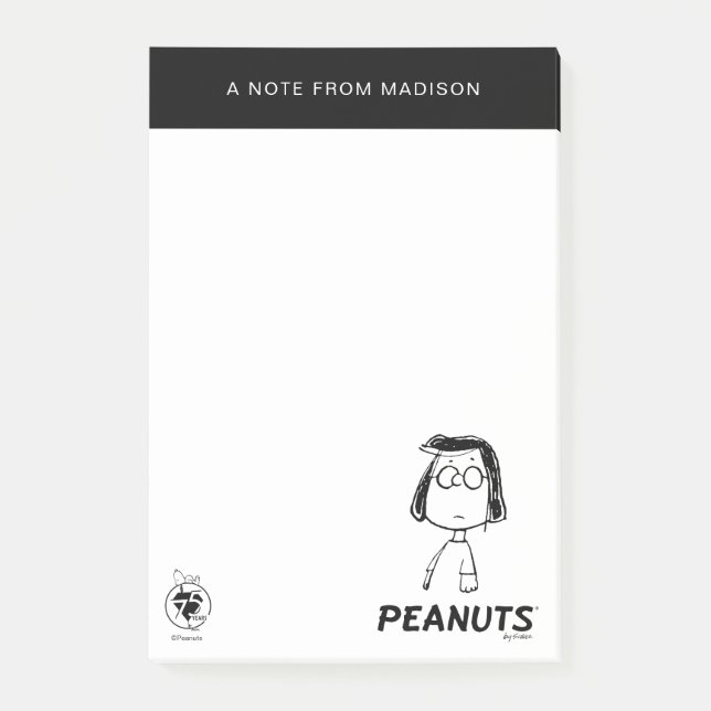 Jordnötter Persisistance | Marcie Post-it Block (Framsida)