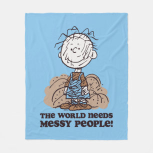 Jordnötter   Pigpen the World BEeds Messy People! Fleecefilt