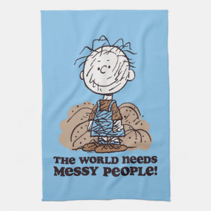 Jordnötter   Pigpen the World BEeds Messy People! Kökshandduk