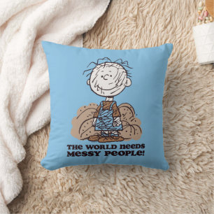 Jordnötter   Pigpen the World BEeds Messy People! Kudde
