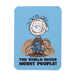 Jordnötter Pigpen the World BEeds Messy People! Magnet