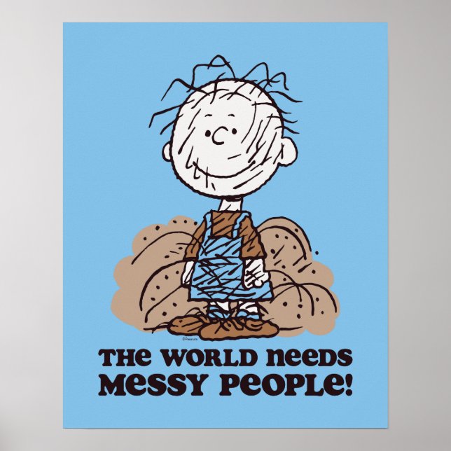 Jordnötter | Pigpen the World BEeds Messy People! Poster (Framsidan)
