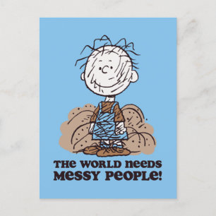 Jordnötter   Pigpen the World BEeds Messy People! Vykort