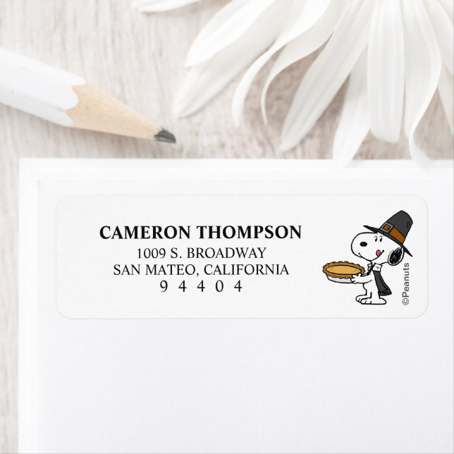 Jordnötter | Pilgrim för soopy Returadress Etikett (Insitu)