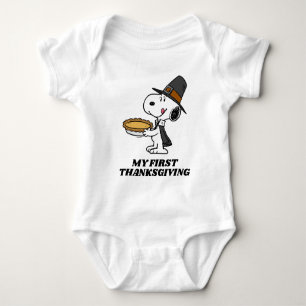 Jordnötter   Pilgrim - Min första Thanksgiving T Shirt