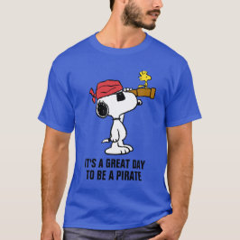 Jordnötter | Pirat Snoopy and Woodstock T Shirt