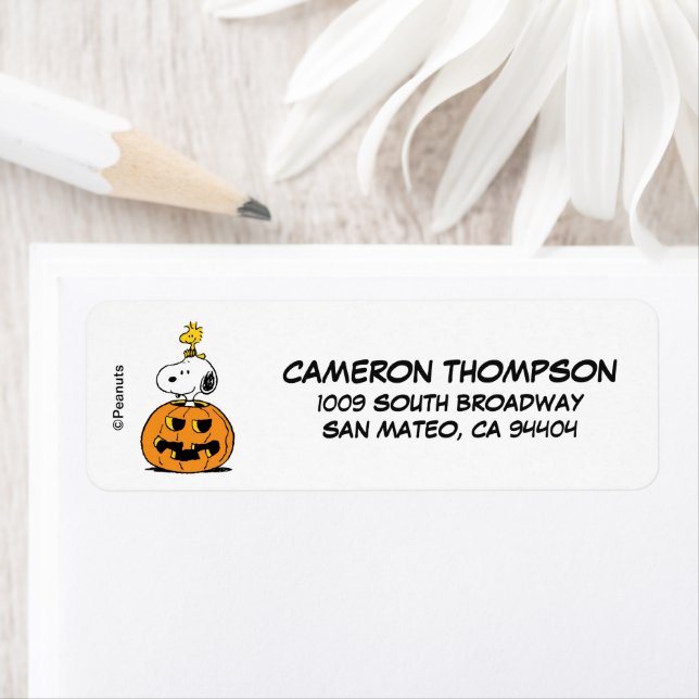 Jordnötter | Pumpkin för påfyllning av skog och tr Returadress Etikett (Insitu)