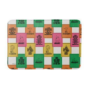 Jordnötter   Roligt Colorblock Mönster Badrumsmatta