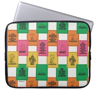 Jordnötter   Roligt Colorblock Mönster Laptop Fodral