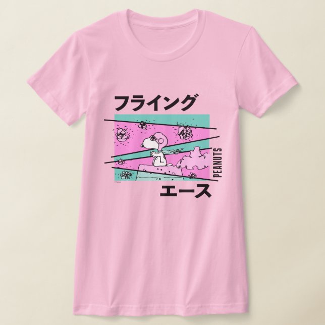 Jordnötter | Rosa Flies Ace T Shirt (Laydown)