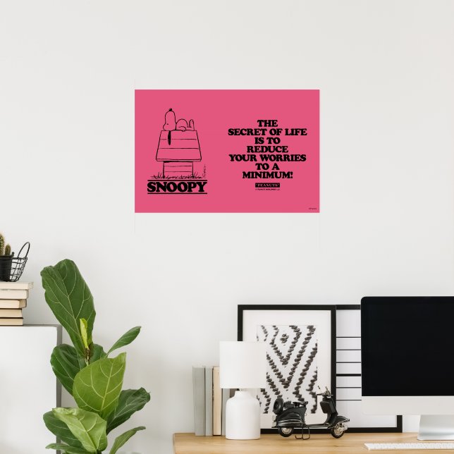 Jordnötter | Säkerhetskopiera livets hemlighet Poster (Hemmakontoret)