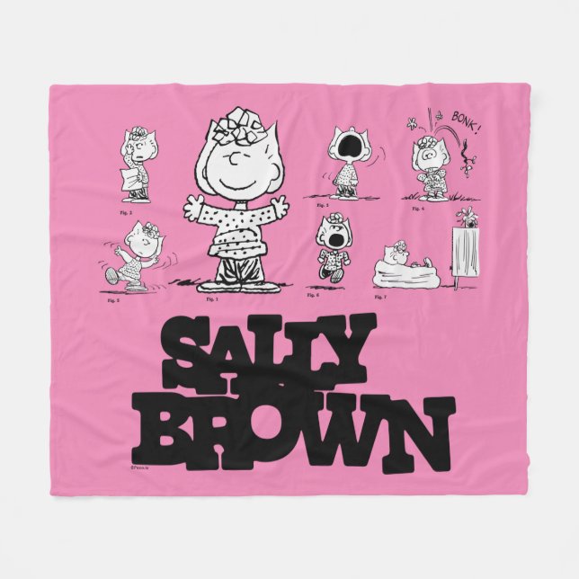 Jordnötter | Sally Brown Fleecefilt (Framsidan (Horisontell))