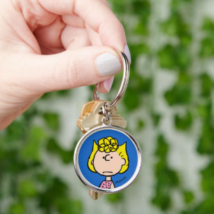 Jordnötter Sally Brown Rund Silverfärgad Nyckelring