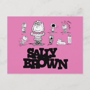 Jordnötter Sally Brown Vykort