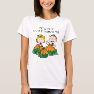 Jordnötter   Sally & Linus i Pumpkin Fält T Shirt