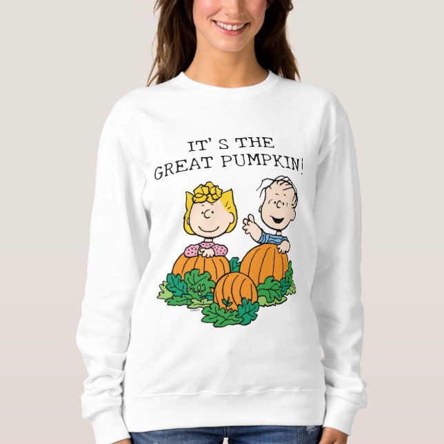 Jordnötter | Sally & Linus i Pumpkin Fält T Shirt (Framsida)