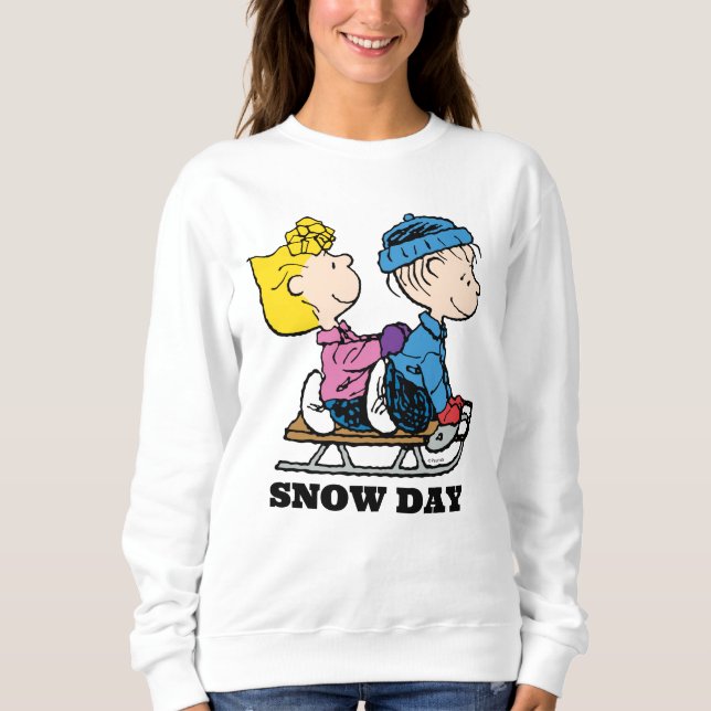 Jordnötter | Sally & Linus Sled Riding T Shirt (Framsida)