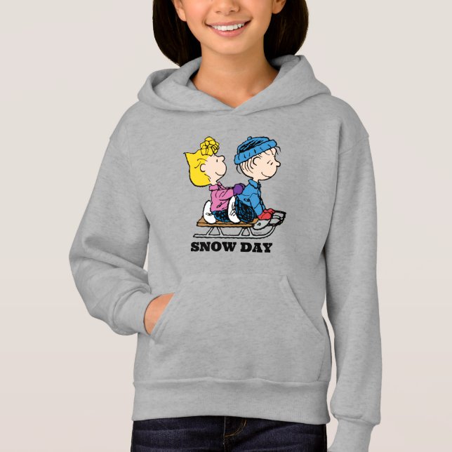 Jordnötter | Sally & Linus Sled Riding T Shirt (Framsida)
