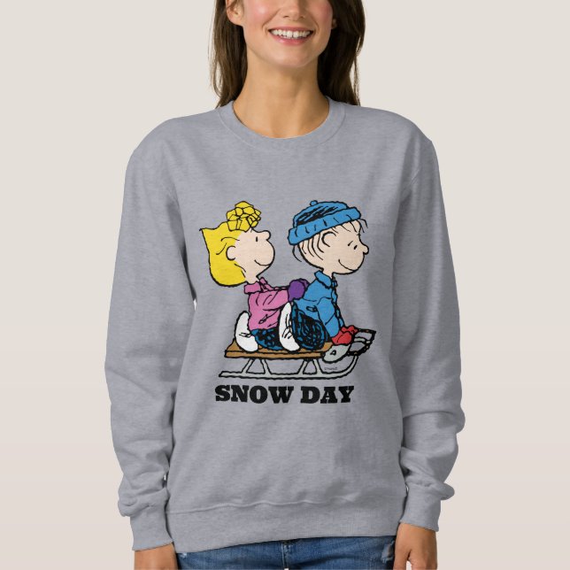 Jordnötter | Sally & Linus Sled Riding T Shirt (Framsida)