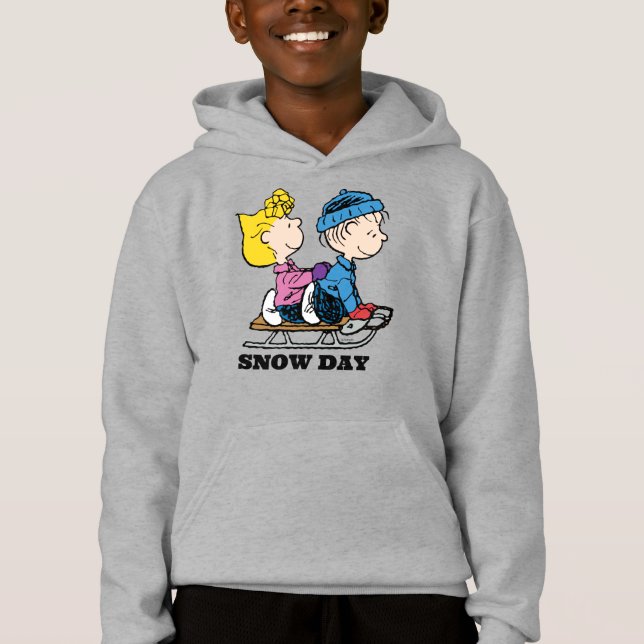 Jordnötter | Sally & Linus Sled Riding T Shirt (Framsida)